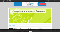 Desktop Screenshot of comm-on.over-blog.com