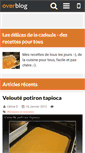 Mobile Screenshot of lesdelicesdelacadoule.over-blog.com