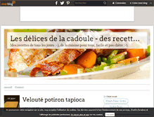 Tablet Screenshot of lesdelicesdelacadoule.over-blog.com