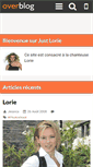 Mobile Screenshot of just-lorie.over-blog.com