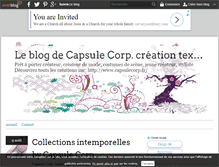 Tablet Screenshot of capsulecorp-creation.over-blog.com