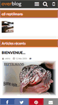 Mobile Screenshot of cd-reptiles.over-blog.com