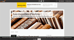 Desktop Screenshot of lescoquillesdhuitres.over-blog.com