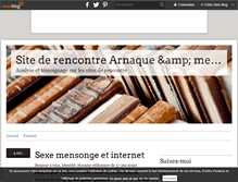 Tablet Screenshot of mensongesitesencontre.over-blog.com