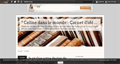 Desktop Screenshot of celinedanslemonde.over-blog.com