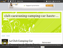 Tablet Screenshot of club-caravaning-camping-car-haute-savoie.over-blog.com