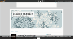 Desktop Screenshot of maison-paille.over-blog.com
