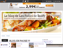 Tablet Screenshot of lesfoliesdesoofy.over-blog.fr