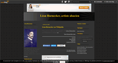 Desktop Screenshot of leonhornecker.over-blog.com