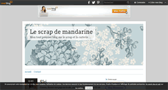 Desktop Screenshot of lescrapdemandarine.over-blog.com