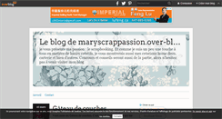 Desktop Screenshot of maryscrappassion.over-blog.com