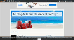 Desktop Screenshot of famillevincenttahiti.over-blog.com