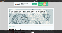 Desktop Screenshot of krealine.over-blog.com