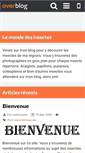 Mobile Screenshot of lemondedesinsectes.over-blog.com