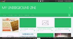 Desktop Screenshot of myundergroundzine.over-blog.com