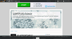 Desktop Screenshot of alchimiste.over-blog.com