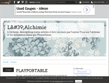 Tablet Screenshot of alchimiste.over-blog.com