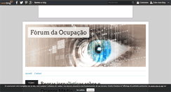 Desktop Screenshot of forumdaocupacao.over-blog.com
