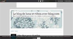 Desktop Screenshot of luna-et-tibou.over-blog.com