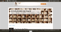 Desktop Screenshot of couleursdepaix.over-blog.com