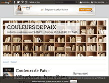 Tablet Screenshot of couleursdepaix.over-blog.com