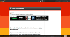 Desktop Screenshot of librosrecomendados.over-blog.es
