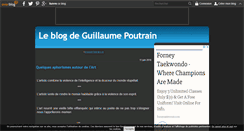 Desktop Screenshot of guillaumepoutrain.over-blog.com