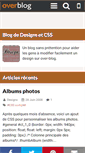 Mobile Screenshot of designs.over-blog.fr