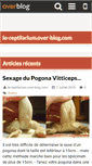 Mobile Screenshot of le-reptilarium.over-blog.com