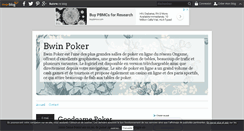Desktop Screenshot of bwin-poker.over-blog.com