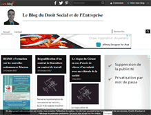 Tablet Screenshot of le-droit-du-travail.over-blog.com