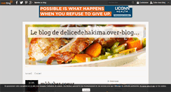 Desktop Screenshot of delicedehakima.over-blog.com