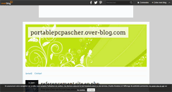 Desktop Screenshot of portablepcpascher.over-blog.com