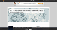 Desktop Screenshot of lafabuleusenaturedemanouchka.over-blog.com