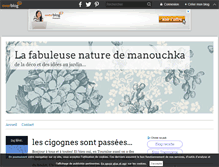 Tablet Screenshot of lafabuleusenaturedemanouchka.over-blog.com
