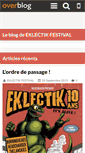 Mobile Screenshot of eklectik-festival.over-blog.com