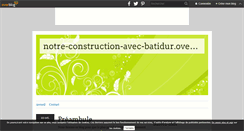 Desktop Screenshot of notre-construction-avec-batidur.over-blog.fr
