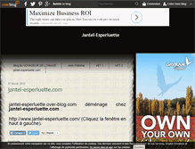 Tablet Screenshot of jantel-esperluette.over-blog.com