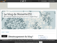 Tablet Screenshot of lescrapdenoisette.over-blog.com