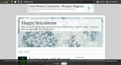 Desktop Screenshot of happybricoleuse.over-blog.com