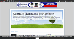 Desktop Screenshot of centralethermiquehambach.over-blog.fr