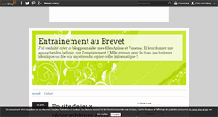 Desktop Screenshot of entrainementbrevet.over-blog.com