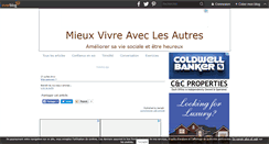Desktop Screenshot of mieuxvivreaveclesautres.over-blog.fr