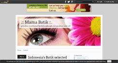 Desktop Screenshot of mamabatik.over-blog.com
