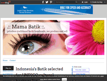Tablet Screenshot of mamabatik.over-blog.com
