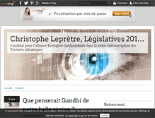 Tablet Screenshot of christophe.lepretre.legislatives2012.over-blog.com
