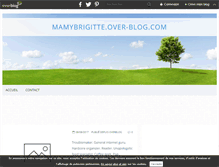 Tablet Screenshot of mamybrigitte.over-blog.com
