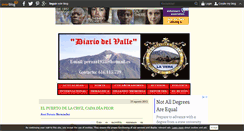 Desktop Screenshot of diariodelvalle.over-blog.es