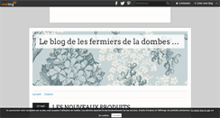 Desktop Screenshot of les.fermiers.de.la.dombes.miel.over-blog.com