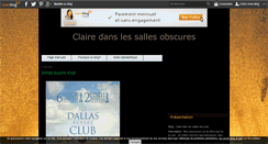 Desktop Screenshot of clairedanslessallesobscures.over-blog.com